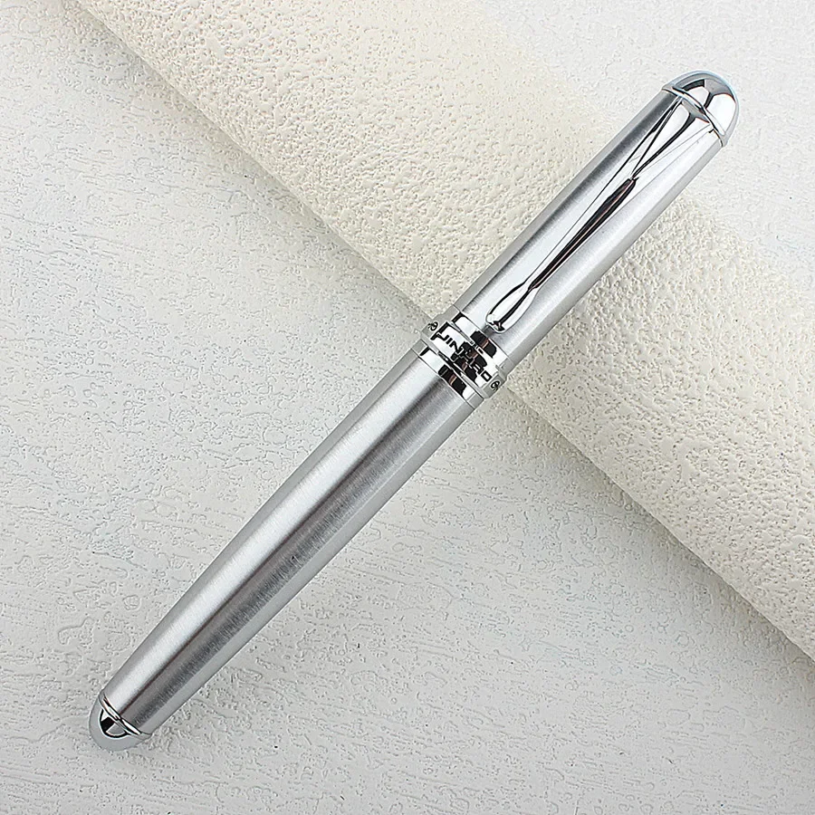 Jinhao X750 Klasyczny styl Srebrny klips Metalowe pióro wieczne Stalowe pióro z atramentem 0,5 mm na prezent Artykuły biurowe Artykuły szkolne