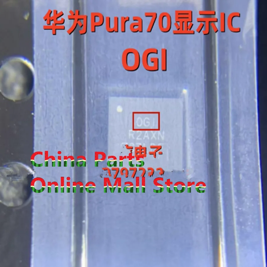 OGI 0GI mark displays TAS5770LC0 audio IC AFE4410 Charging