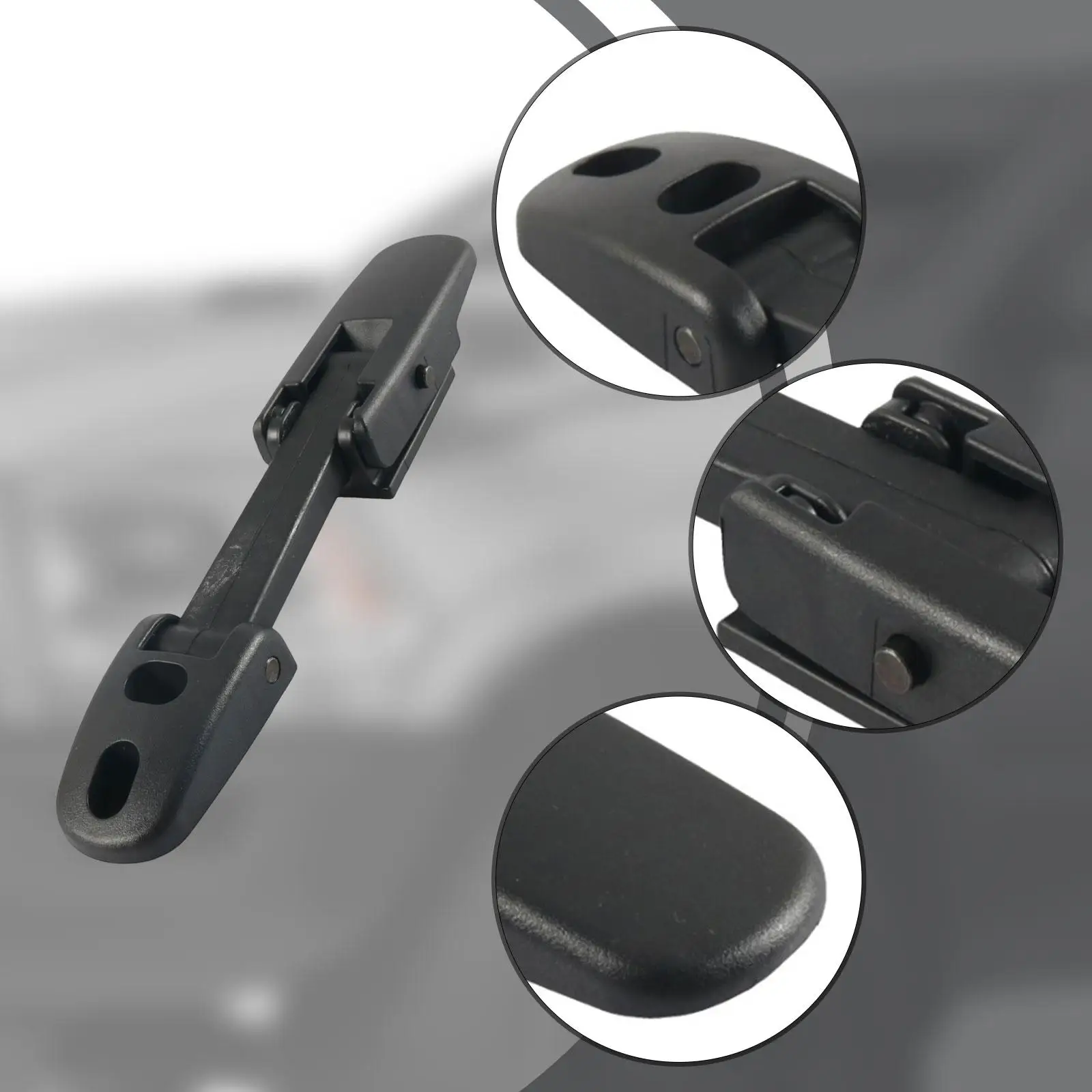 Truck Hood Lock Retro Car Hood Latch ABS Bracket Easy Install Car Accessories for Dodge Journey 2018 FAW F1 F5 - view 5