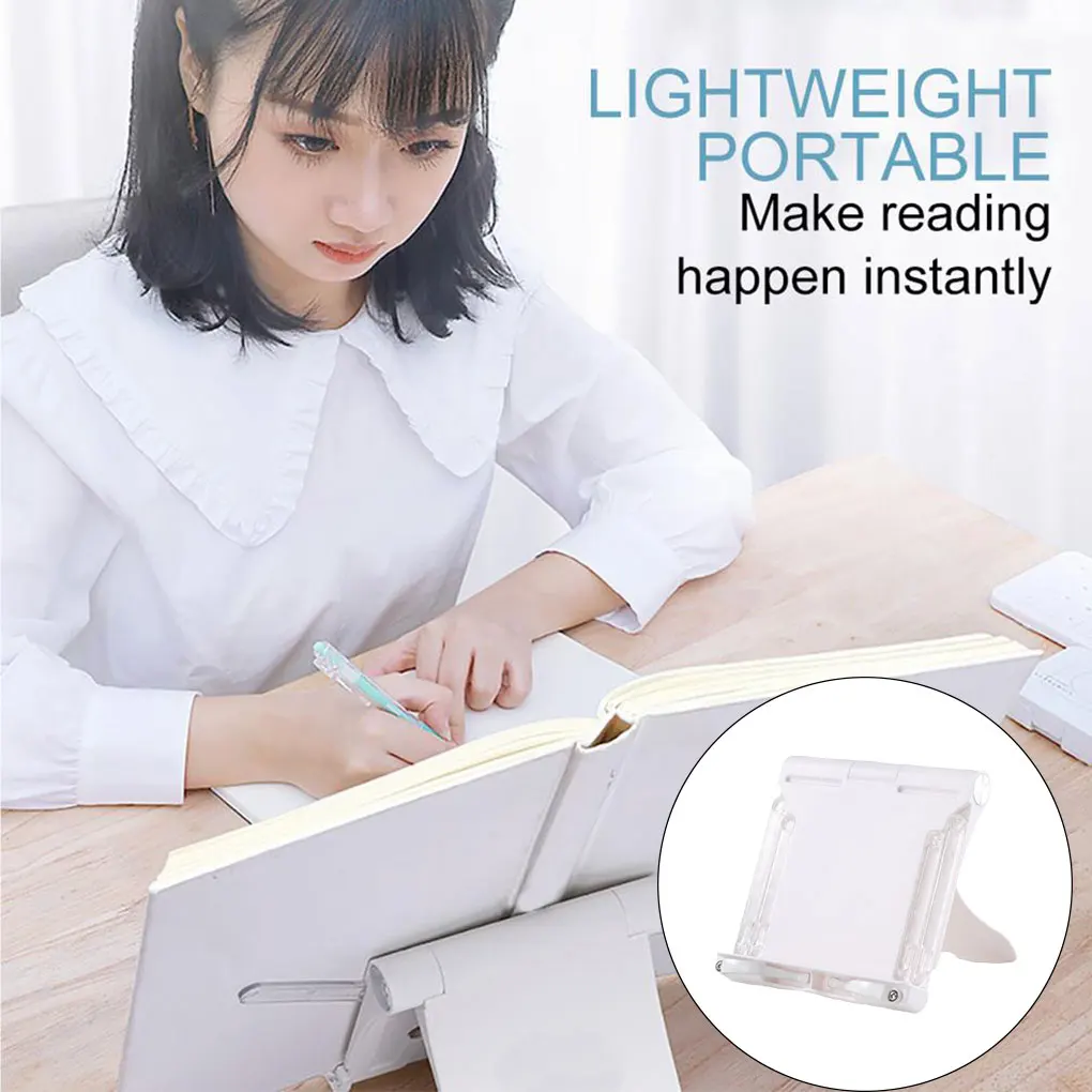 Book Stand Reading Holder Document Rack Smooth Surface School Stable Structure Read Mount ABS Light-weight Office Supplies