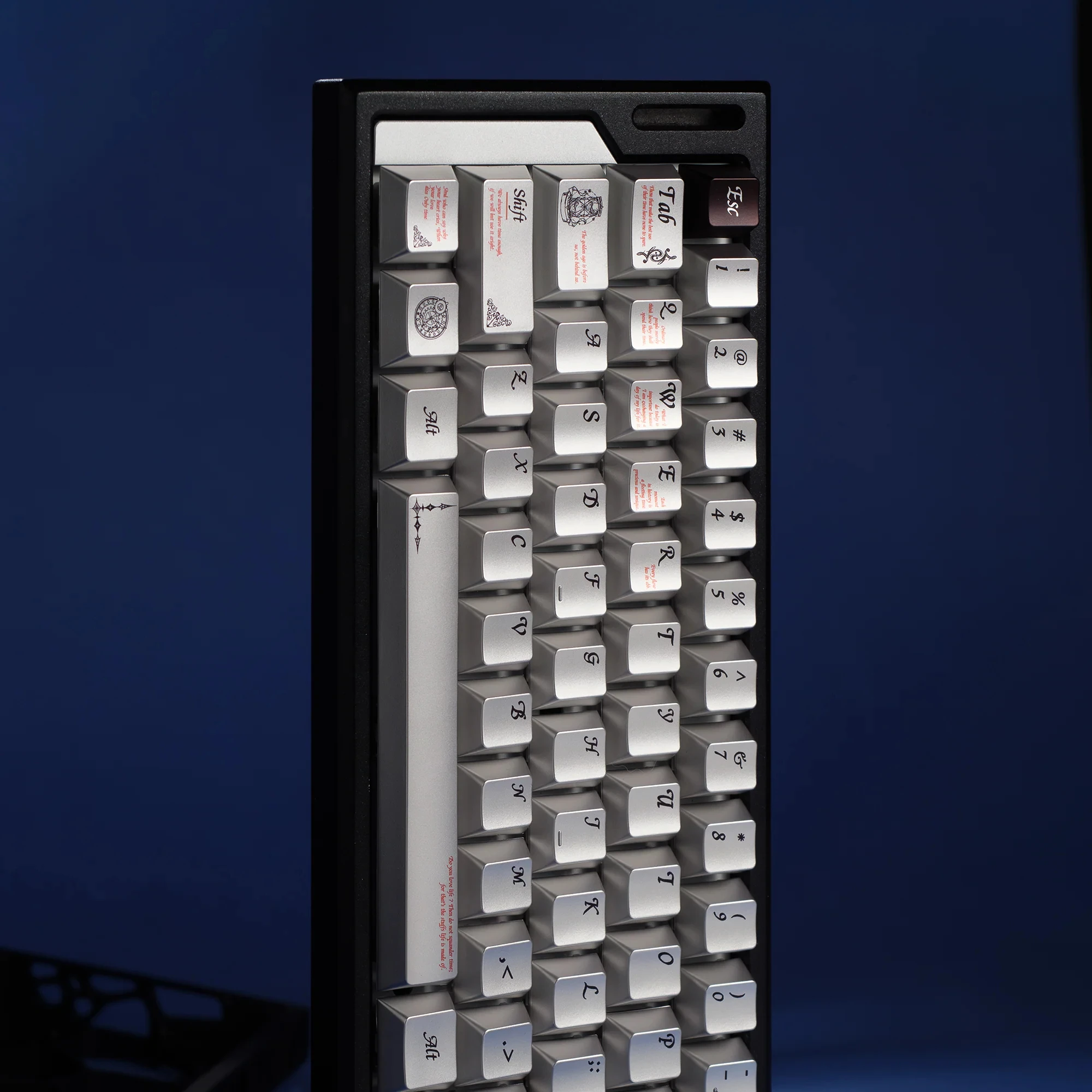 Womier Timeless 112-Key 5 Sides Dye Sub PBT Keycaps طلاء معدني أغطية مفاتيح الكرز الشخصي لمفاتيح MX لوحة المفاتيح الميكانيكية