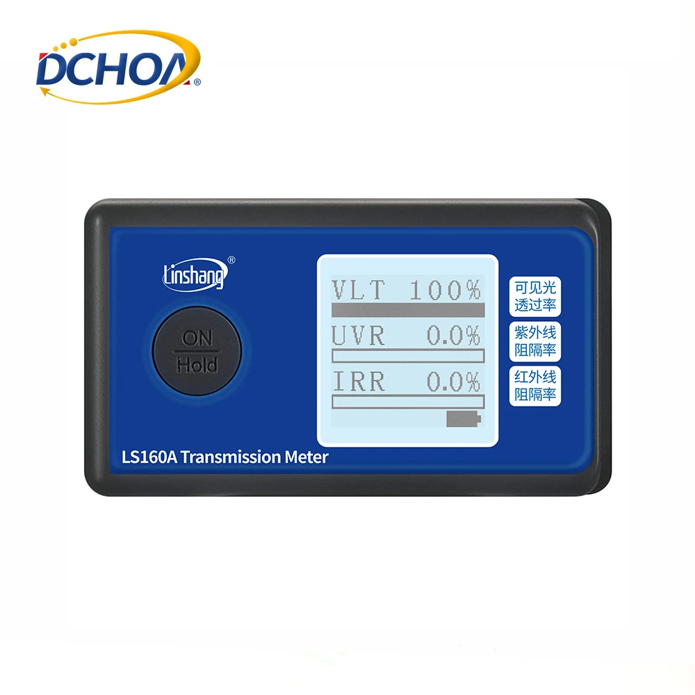 DCHOA Ceramic Window Tint Film Meter 1400nm IR Transmission Tester Solar Film Infrared Rejection Test Instrument Car Glass Tool