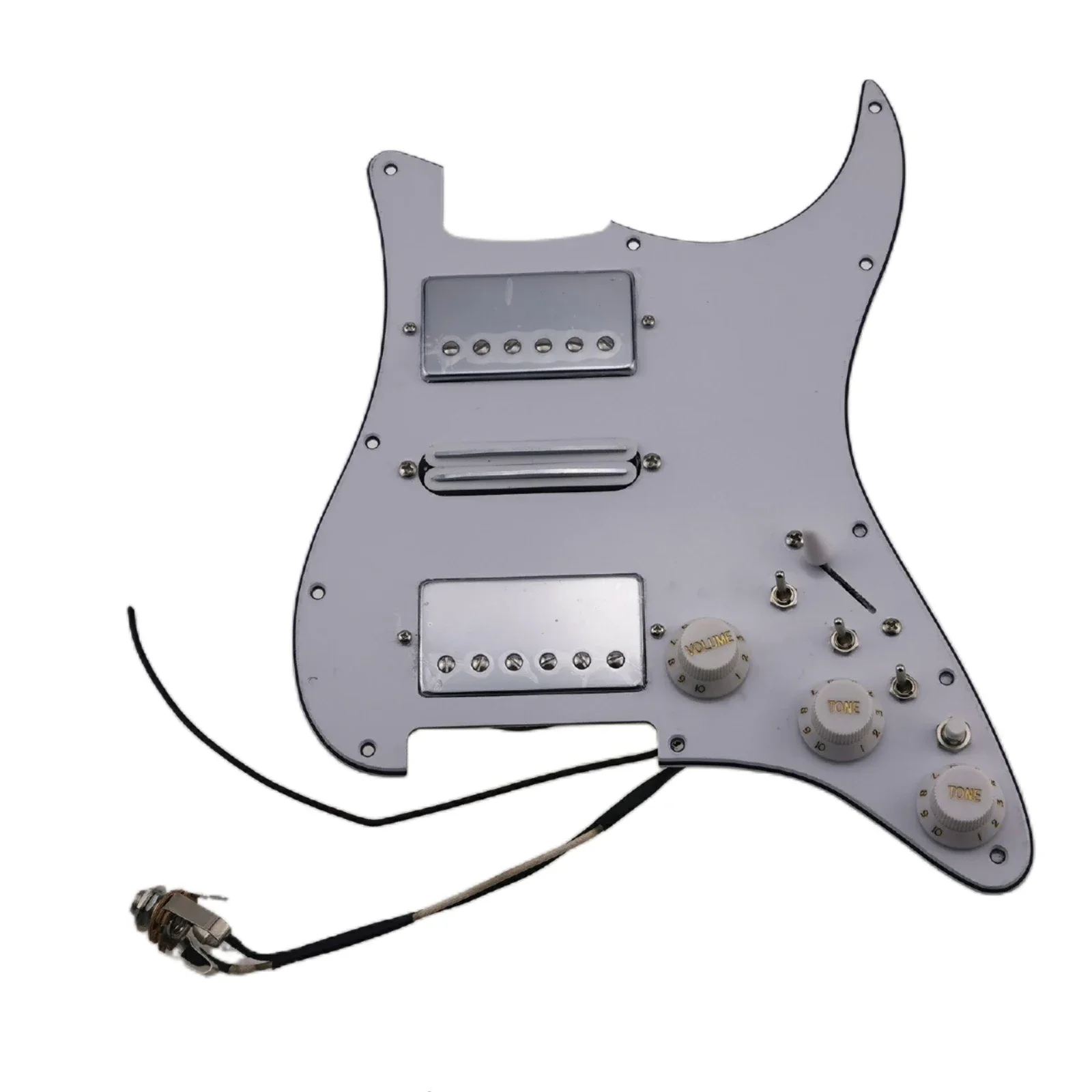 

7-Way Tone Combin type fully loaded pickguard Guitar Pickups HSH Humbucker Alnico Pickups Single cut function Set For ST