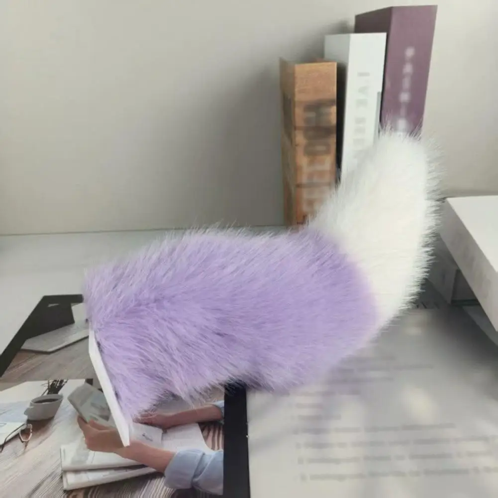 Künstlicher Fell-Schwanz als Auto-Dekoration, Niedliches Flauschiges Heck-Stoßstangen-Ornament, Lustiges Flauschiges Tier-Schwanz-Accessoire für Auto, LKW und Roller – Detail 18