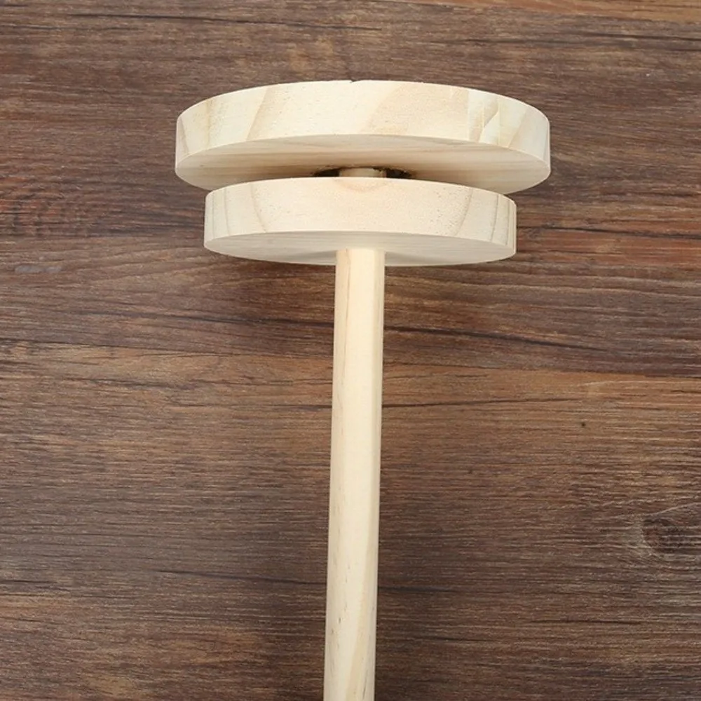 Durable Portable Yarn Rotating Tool Wooden Detachable Wool Yarn Winding Axis Frame Winding Machine Household