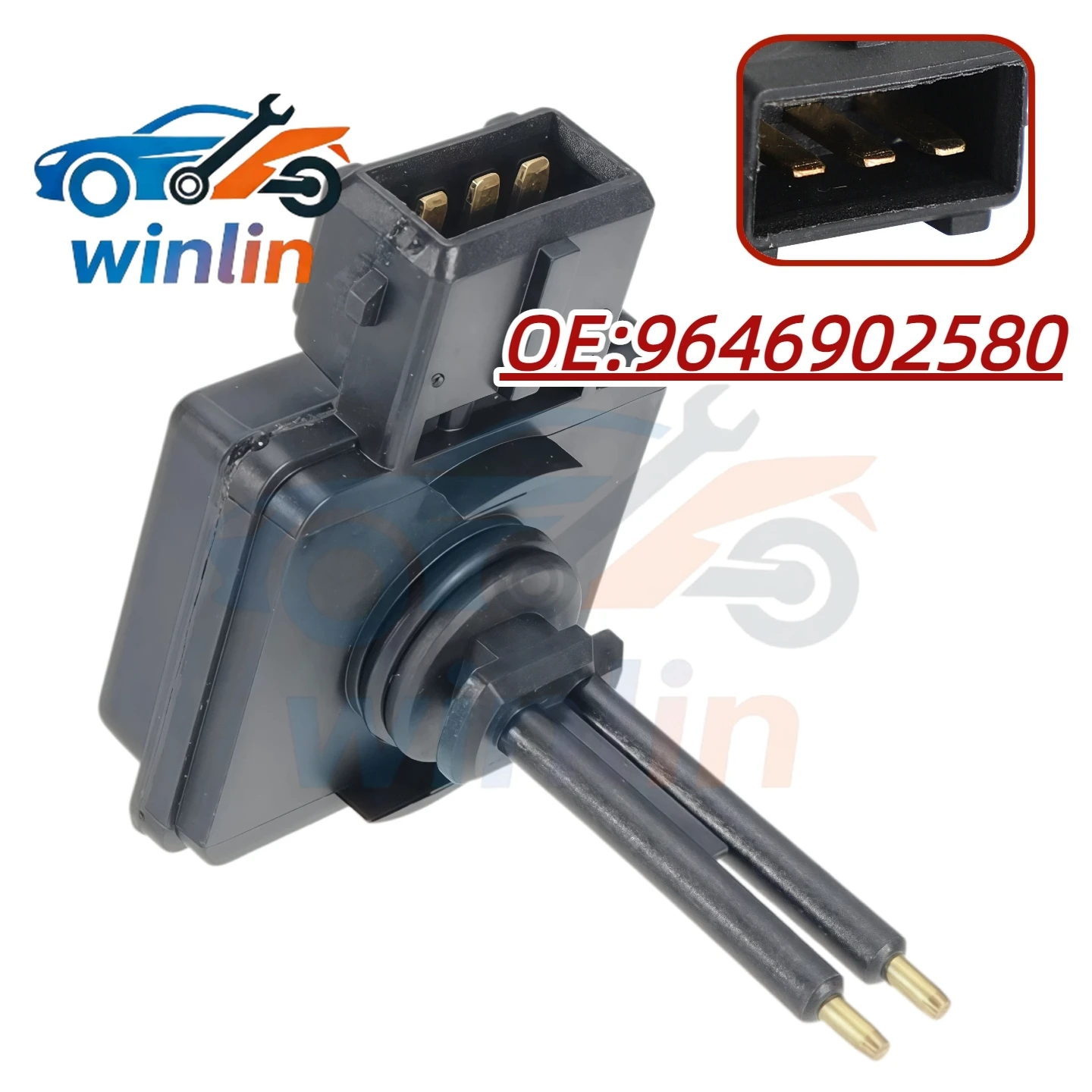 3Pin Radiator Coolant Level Sensor 9617376880 9622507780 9646902580 for Citroen C3 C4 Xsara Peugeot 206 307 Fiat Scudo Ulysse