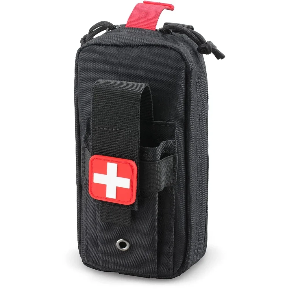 Taktische medizinische MOLLE-Tasche, Rip-Away EMT-Erste-Hilfe-Tasche, IFAK-Trauma-Set, Alltags-Überlebenstasche, inklusive Kreuz-Patch