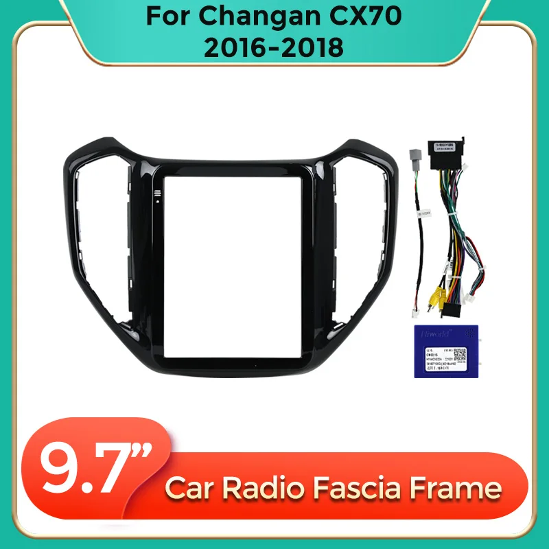 

НОВАЯ 9,7-дюймовая рамка для автомагнитолы Changan CX70 2016-2018, пластиковая панель-адаптер для мультимедийного экрана на приборную панель