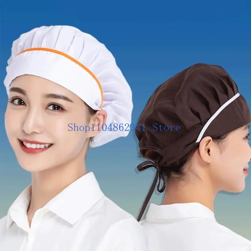 5asd Regulowana czapka szefa kuchni Czapki kuchenne Kapelusz piekarza Czapki kuchenne Wielokrotnego użytku Czapki kucharskie do