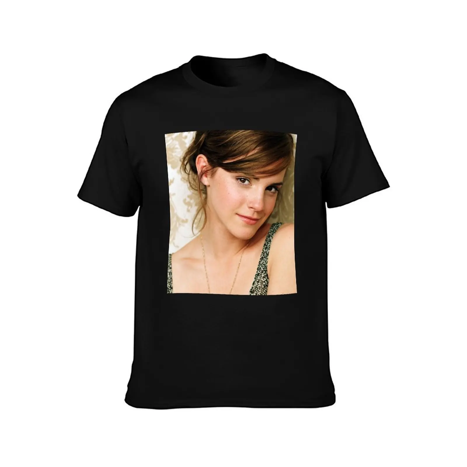 EMMA WATSON T-Shirt Functional Casual Short Sleeve Tee T-Shirt