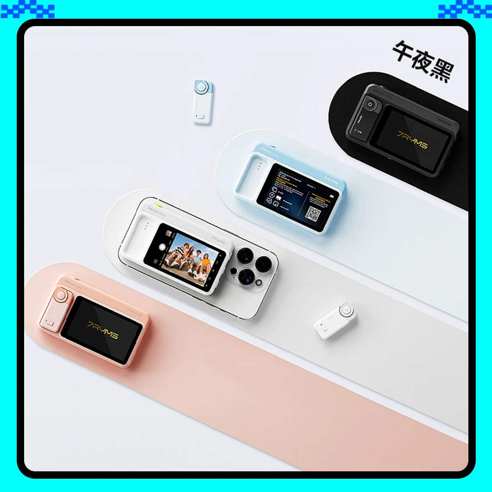 

7RYMS QShot V2/V2 Pro Magnetic Selfie Live Streaming Vlog 3.1inch 480*800 IPS Display Screen Wireless Photo For iPhone Android