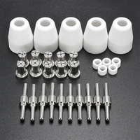 30Pcs Air Welding Plasma Cutter Consumables Extend Tips For PT-31 LG-40 Torch CUT-40 50 ES CT416 Soldering Tools Accessories