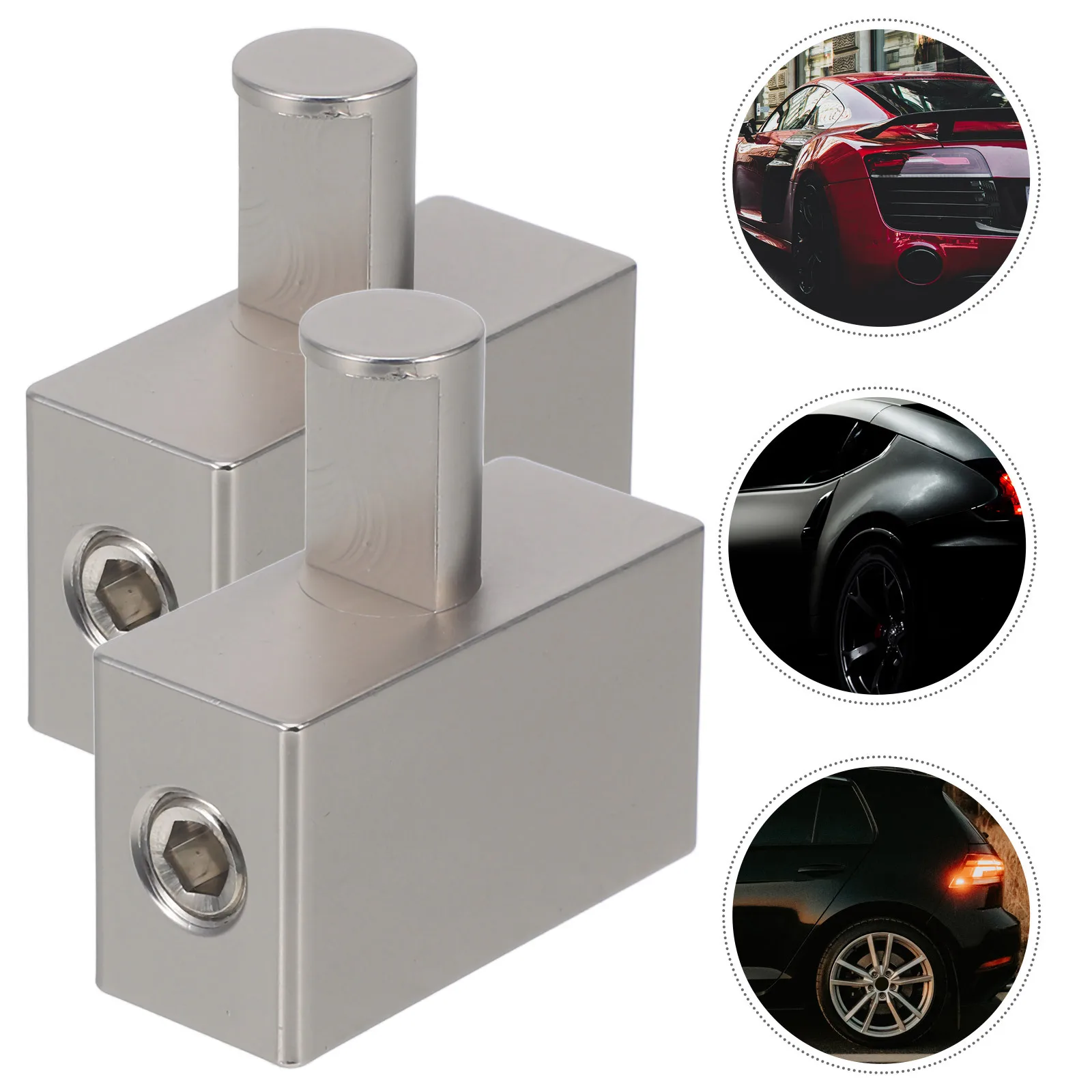 

2Pcs 0 Gauge Wire Reducer for Car Audio Power Input Aluminum Alloy Terminal Connector High Durability Smooth Installation Tool