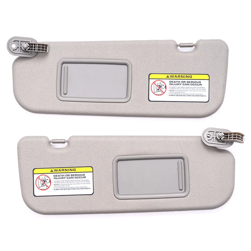 Grey Left Right Sunvisor Sunshield Sun Visor Shield Shade Board with Mirror For Hyundai Elantra 2011-2015 852103X000 852203X000
