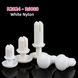 30pcs White Nylon Push Type Rivet, Plastic Rivet, PC Board, White Nylon R-type Rivet R2024-R6080