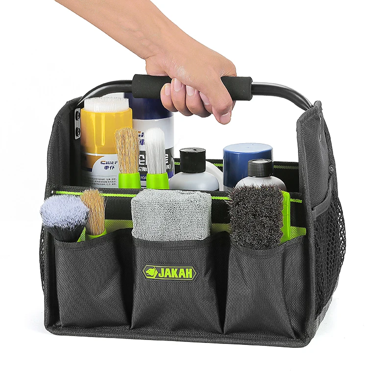Detail Autowaschwerkzeugtasche Kofferraumbox Tasche Schnellladung Zusammenklappbar Detaillierung Caddy & Aufbewahrung Organisieren – Detail 4