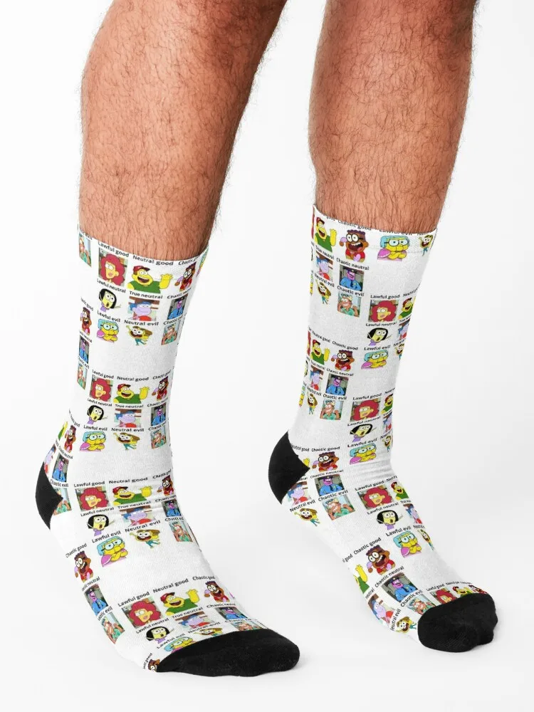 Big city greens characters Socks professional running Climbing crazy funny gift Luxury Woman Socks Men's