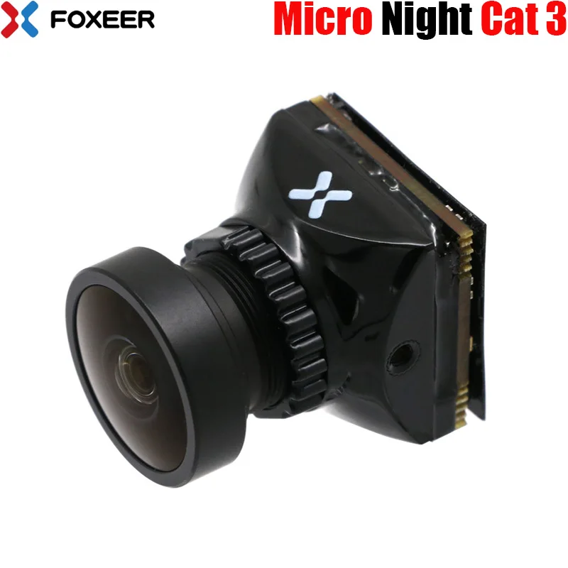 Foxeer Micro Night Cat 3 1200TVL 0.00001lux IR Sensitive Night Vision FPV Camera 850nm IR Light For RC FPV Racing Drone