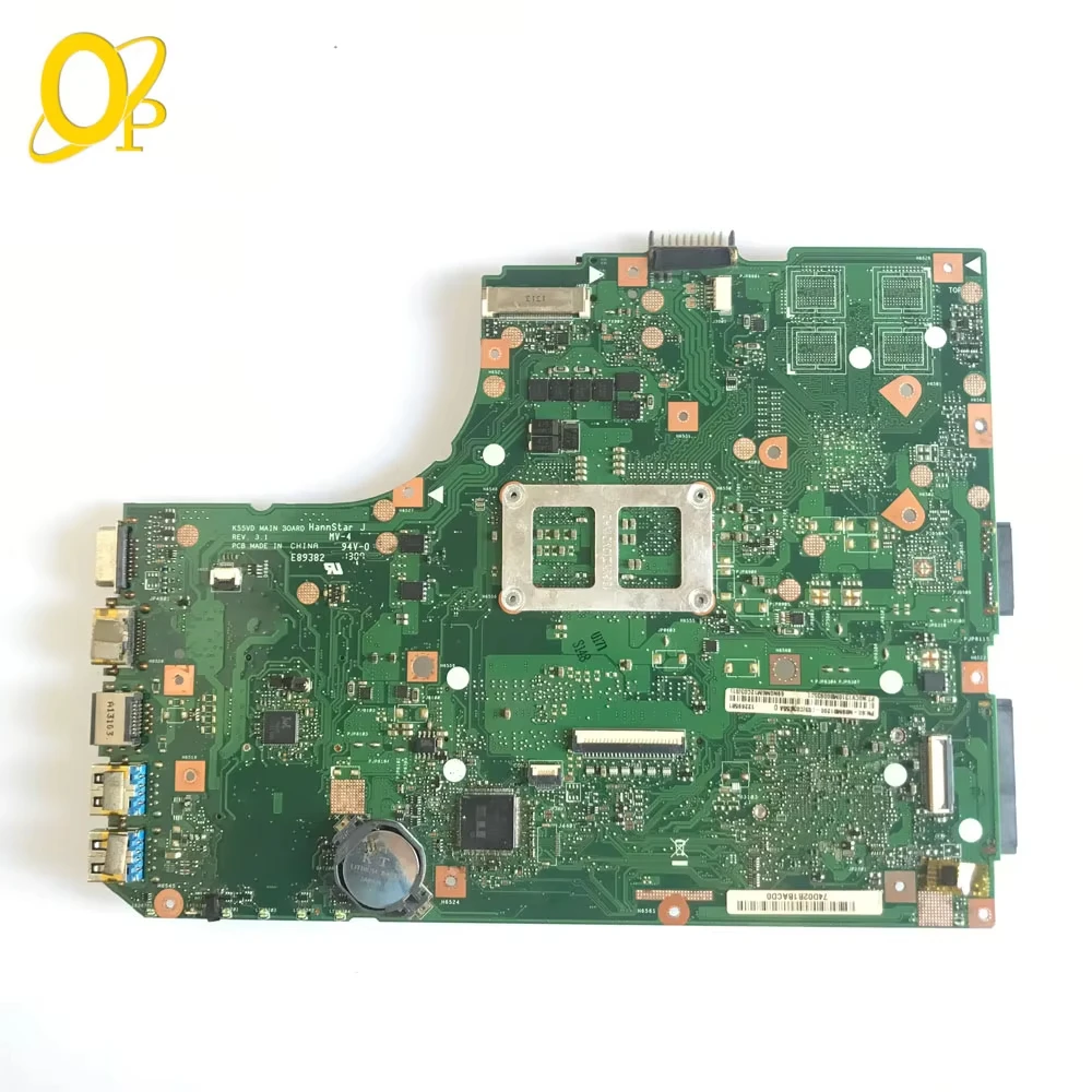 K55VD REV.3.1 Mainboard for ASUS K55VD A55V K55A K55VA laptop motherboard supports i3 i5 i7 CPU DDR3 UMA fully tested