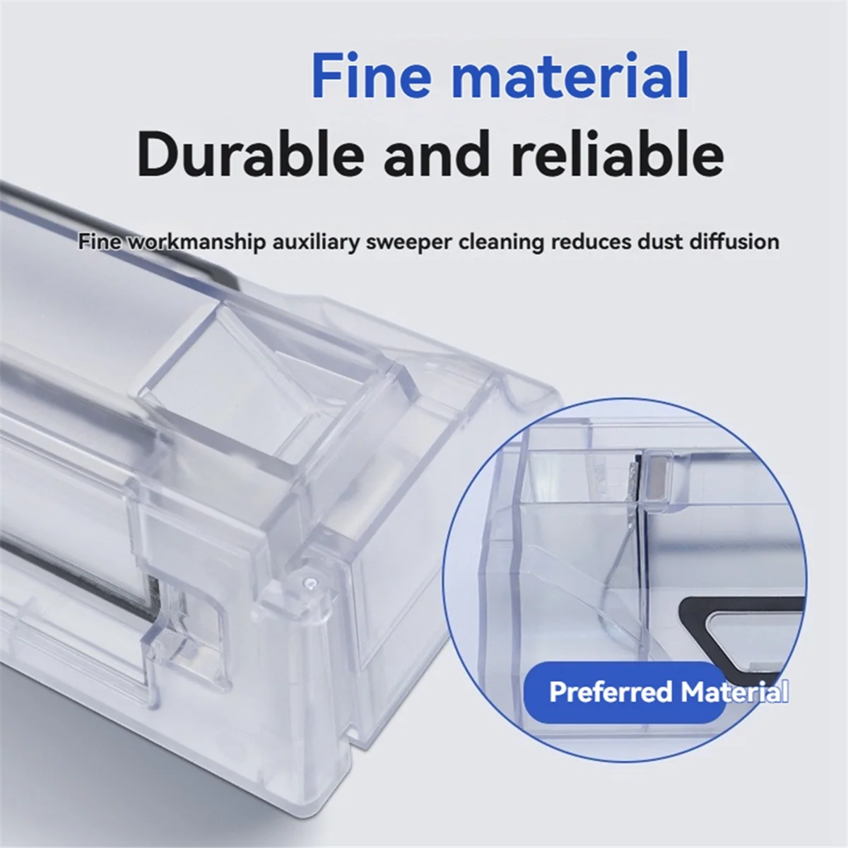 D10 Plus 먼지 상자 용 FZFZ 로봇 진공 청소기 액세서리 교체 부품 쓰레기 먼지 상자