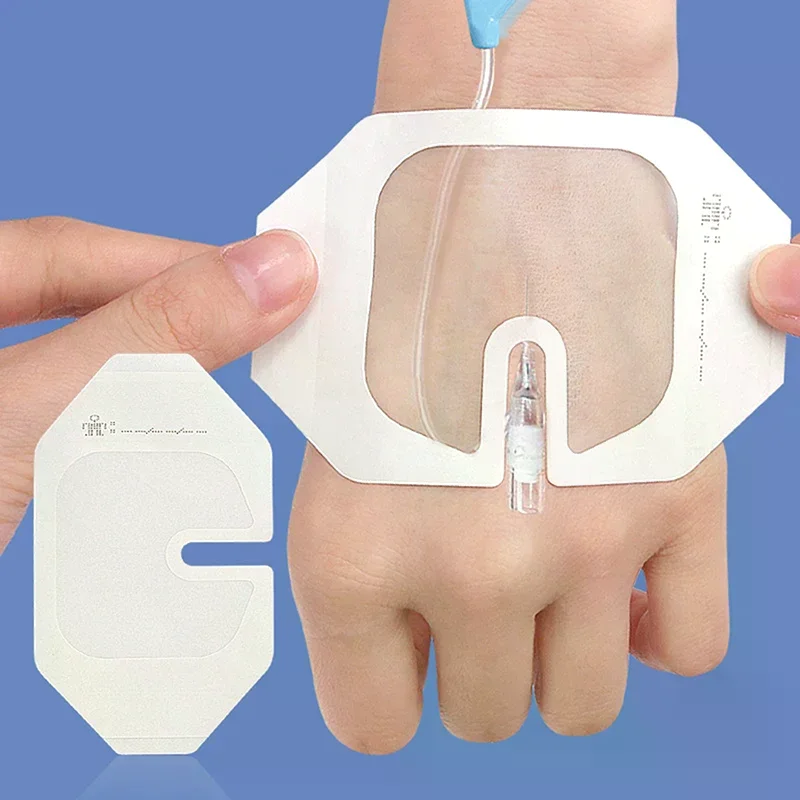 5PCS Octagonal Invisible Fitting  Fixation Application PU Transparent Visual Retained Plaster Waterproof Dressing Patch