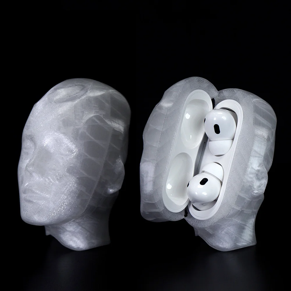 

Чехол для наушников Frozen Statue Glacier White Art, защитный чехол для хранения наушников, подходит для Airpods Pro/Pro2/Pro3/4