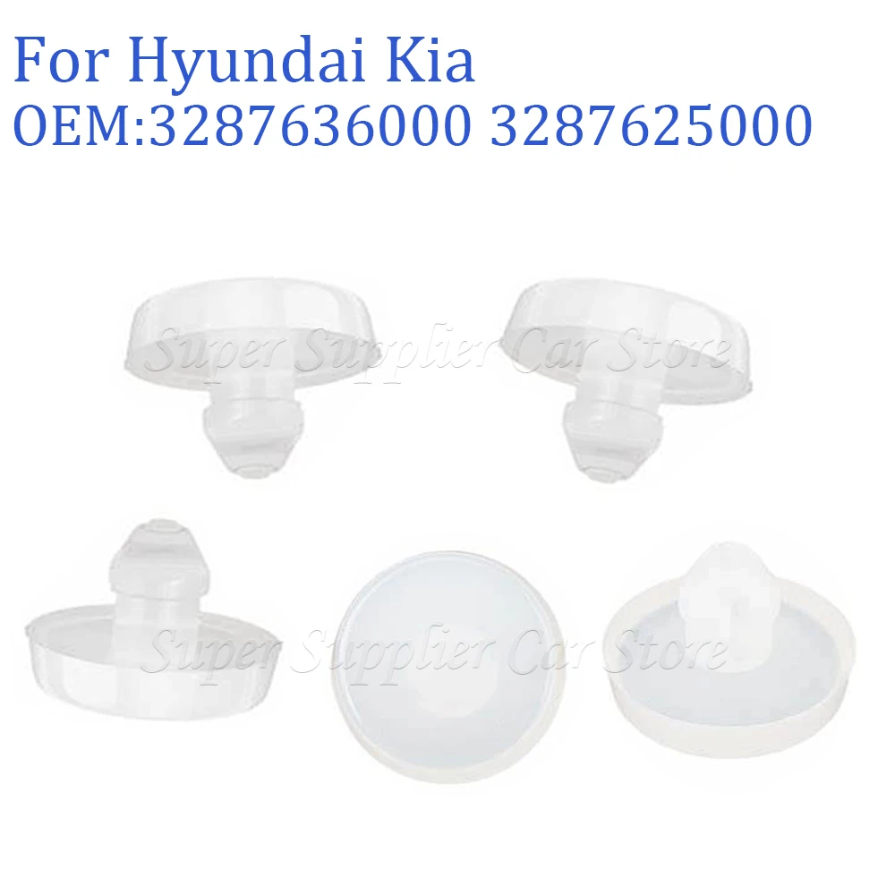 For Hyundai Kia 1/2/3/5Pcs Brake Pedal Stopper Brake Light Switch Dampers Buffer Rubber Pad Cover 3287636000 3287625000