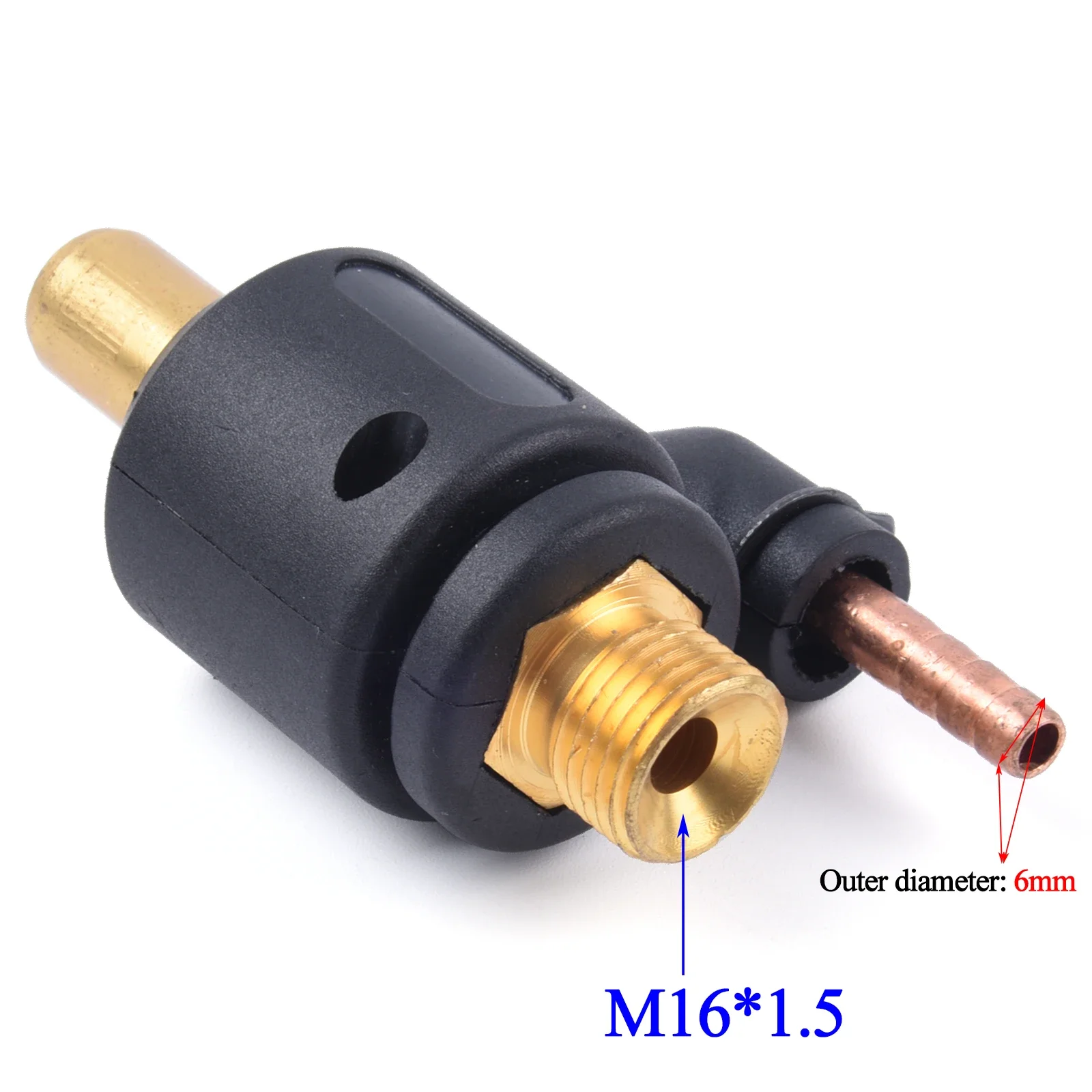 TIG Welding Power Cable Quick Convert M12*1.0 M16*1.5 Gas Adapter Transfer Integrate 10-25/35-50 Euro Connector For TIG Torch