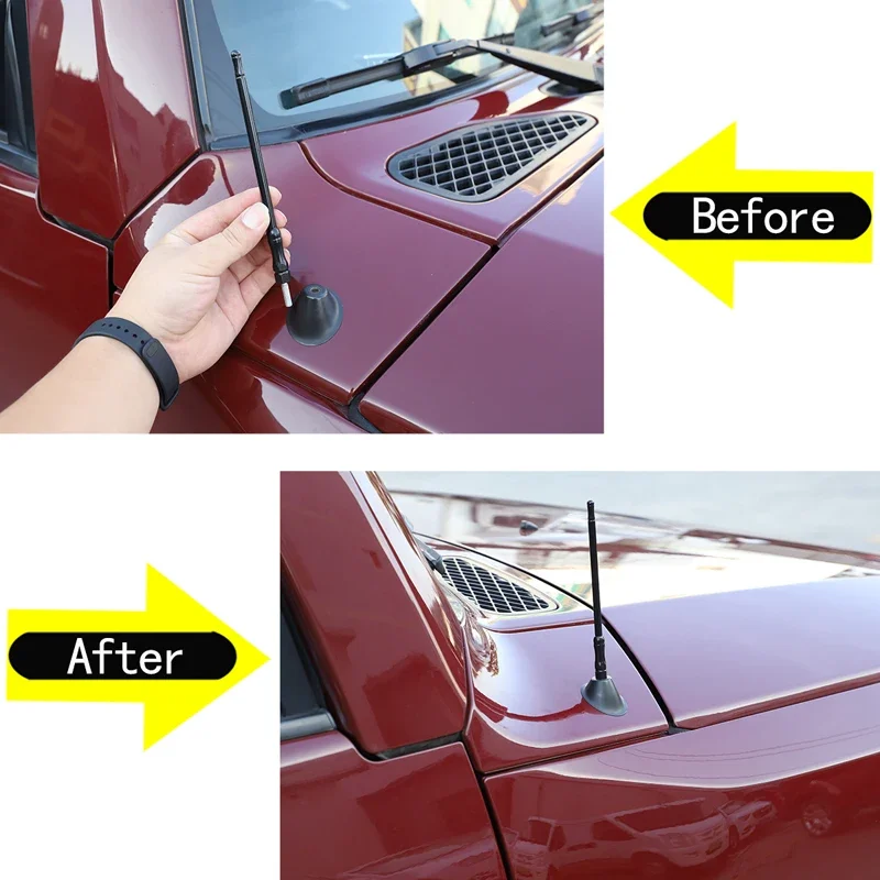 

For 2006-2021 Toyota FJ Cruiser black car radio modified antenna car exterior modification accessories