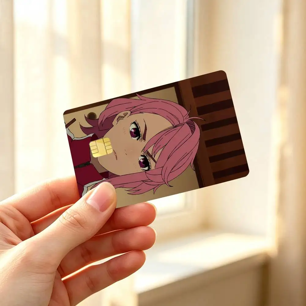 DAN DA DAN Anime Aira Shiratori  Credit Card HD Stickers Premium matte film effectively prevents fingerprints and daily abrasion