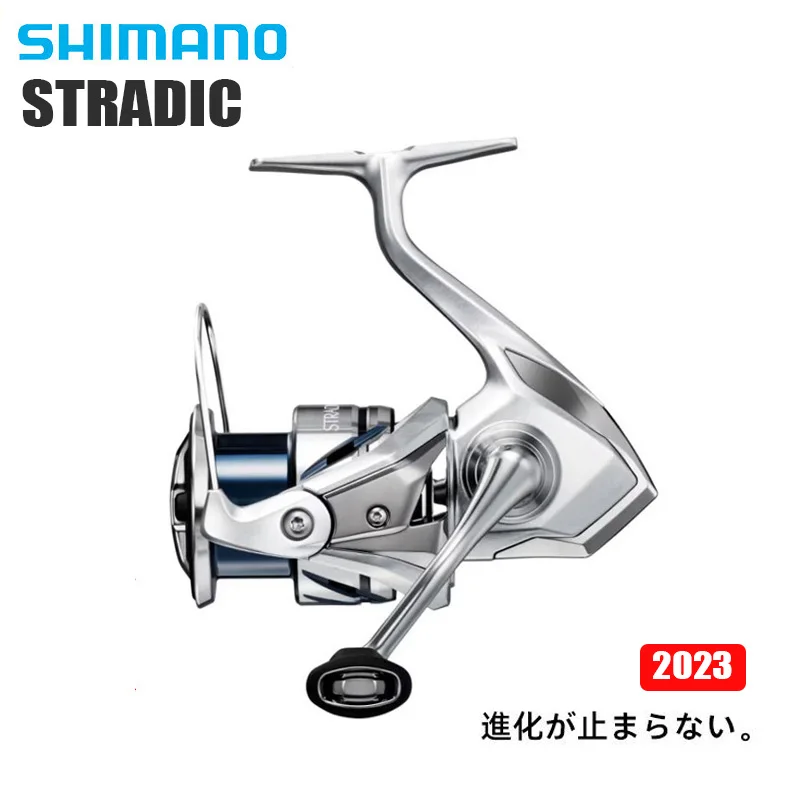 SHIMANO 2023 STRADIC Meerwasser-Spinnrolle, 185–290 g, maximale Zugkraft, 11 kg, HAGANE AR-C-Spule, G FREE BODY Angelrolle