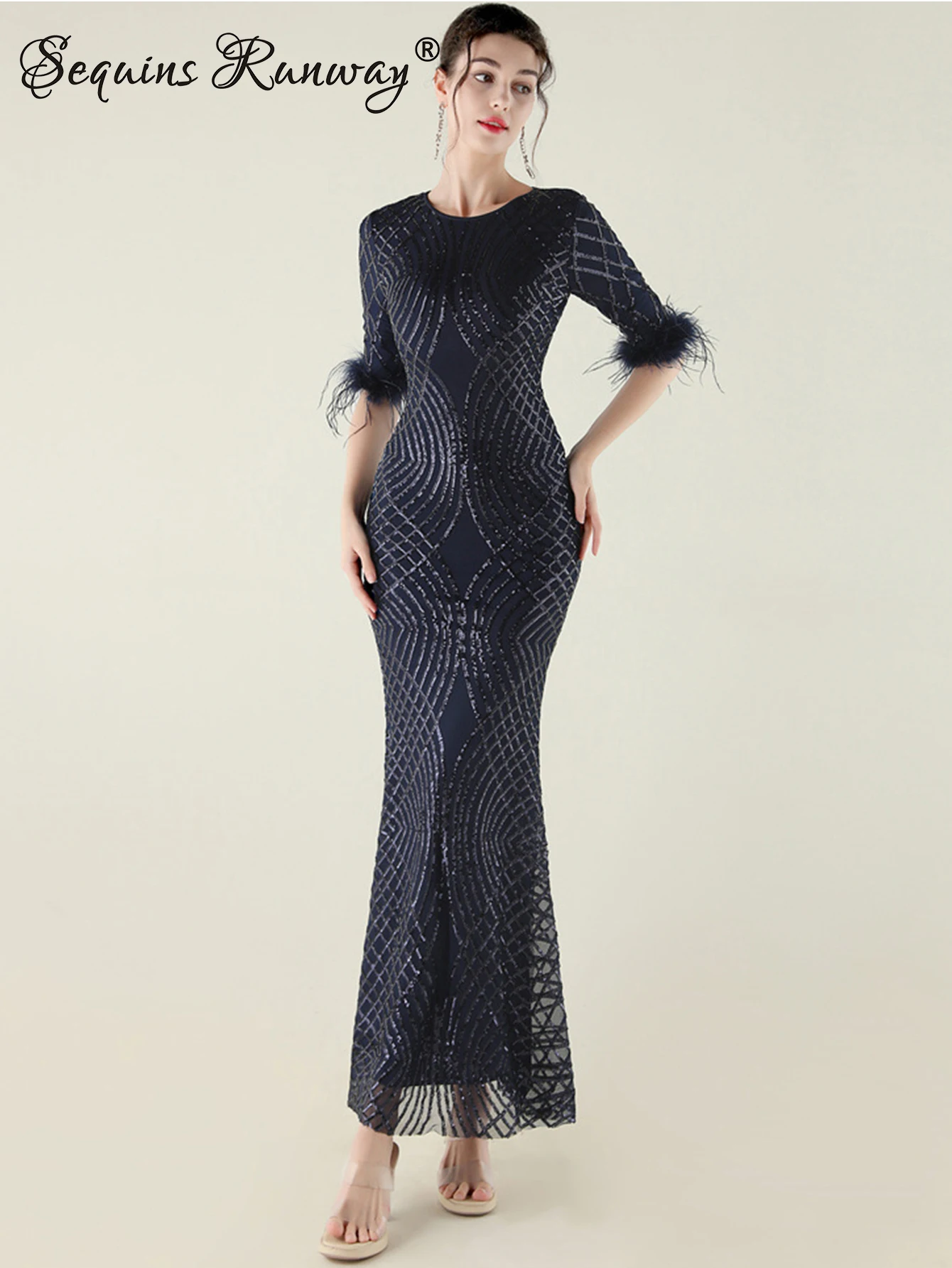 Sexy noir maxi sequin robe d'été femmes élégant luxe fête longues robes 2025 femme cocktail bal robes de soirée vestidos