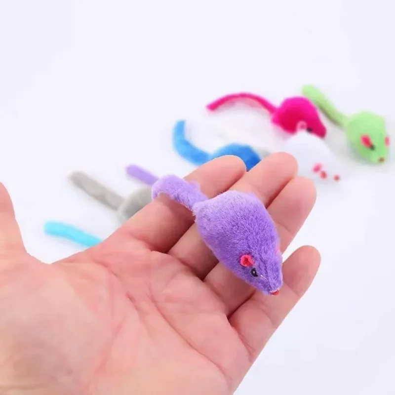 

1/5Pcs Cat Toys Plush Simulation Mouse Pet Mini Funny Playing for s Creative False Interactive