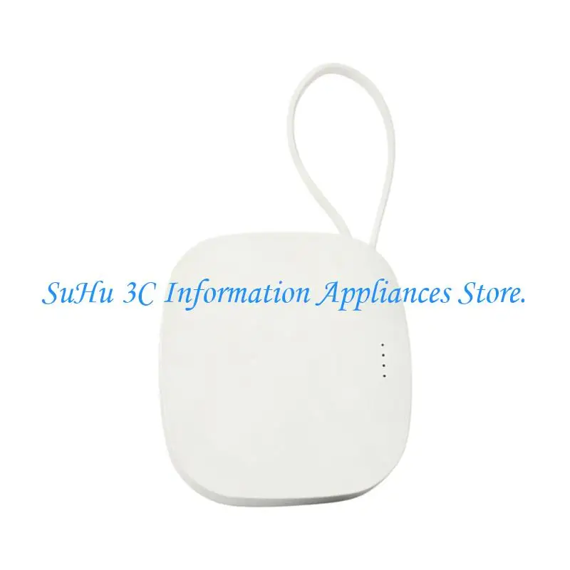  Replacement 124065 Battery Housing Shell, Battery Not Included, Rounded DIY Body with Wrist Lanyard for Travel Use