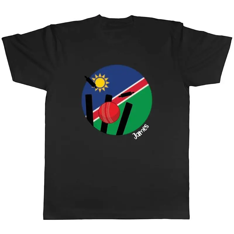 Personalised Cricket Namibia Sports Mens Unisex TShirt Tee Gift