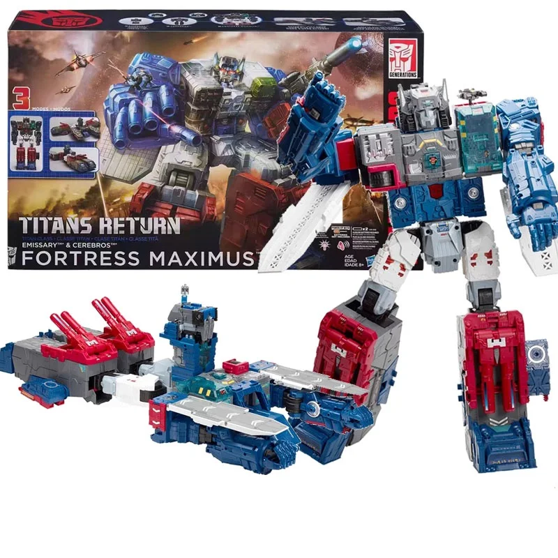 In Stock Transformers Titans Return IDW Fortress Maximus 60CM 24inch Action Figures Toy Gift Collection