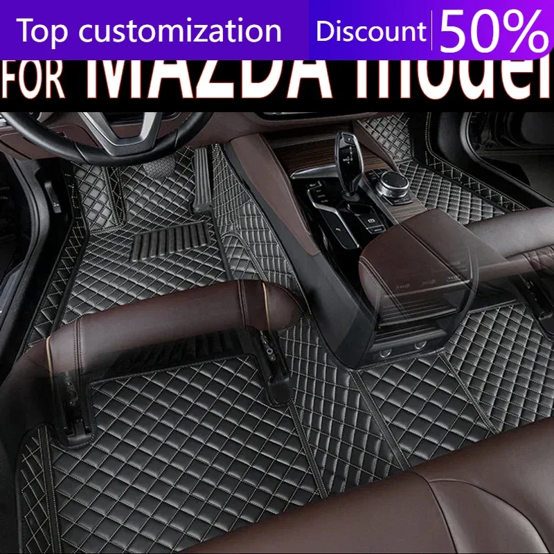 Car Floor Mats For MAZDA CX-8 CX-30 CX-9 MX-5 Miata Mazda 6 Mazda 6 GH 6 Tenza 2022 2023 Car Accessories