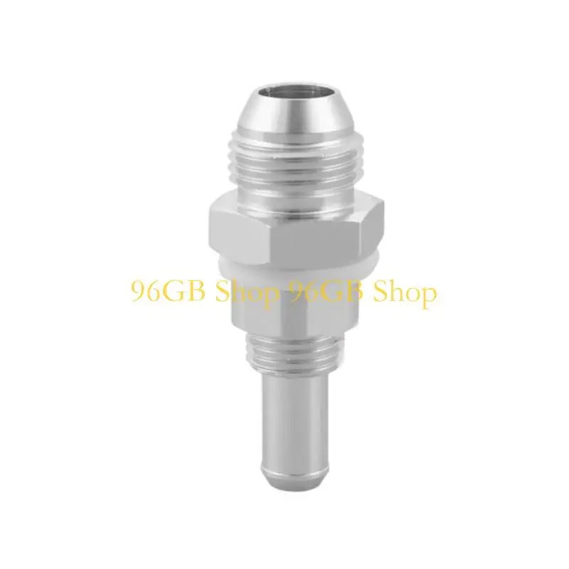 96GB Aircraft Aluminum AN8 Male To 5 16 Hose Adapter Bulkhead Mount Design