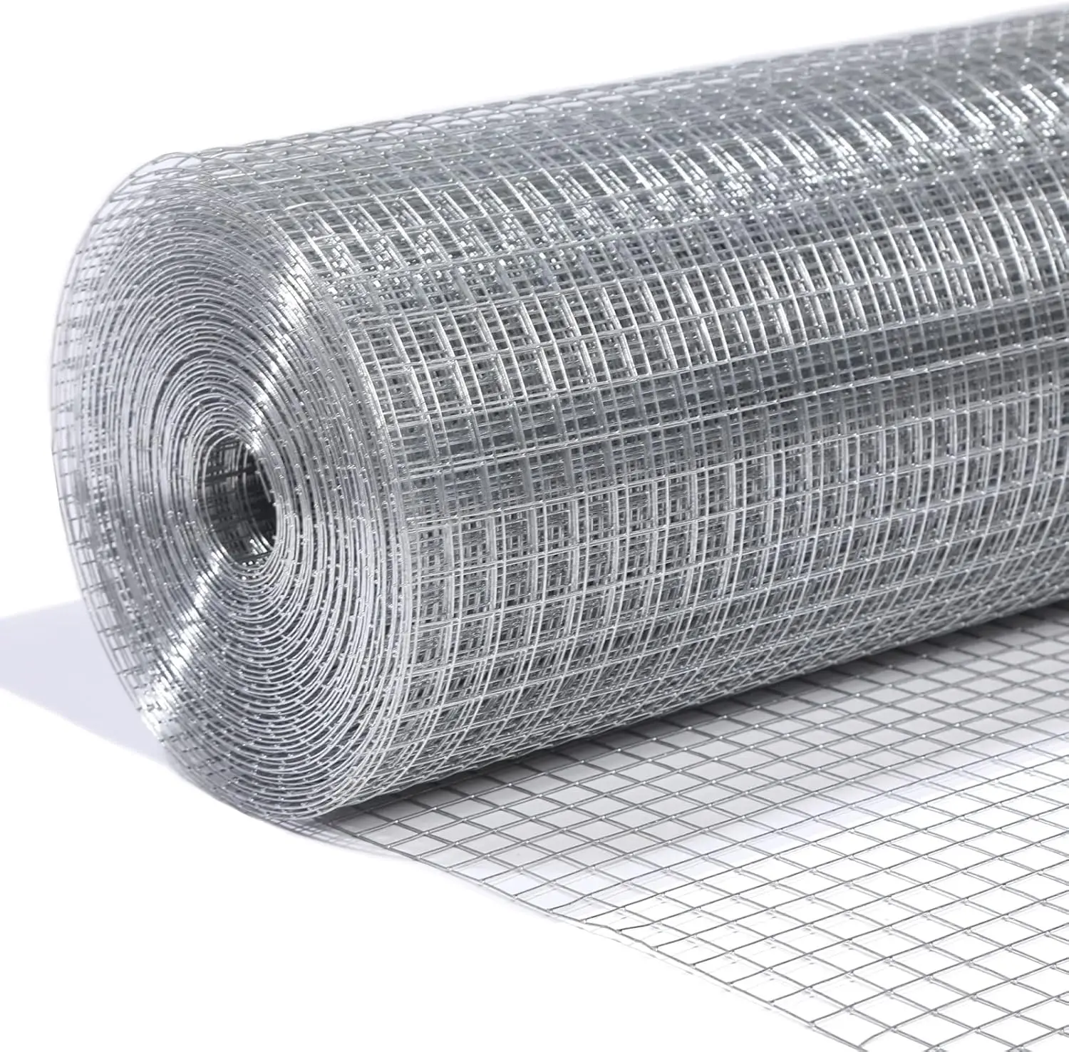 Hardware Cloth 1/2 inch 60” x 100‘ 19 Gauge,Hot-dip Galvanized After Welding,Chicken Wire Fence Fence Roll