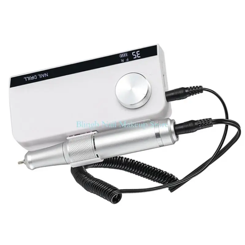 28TA Portable Drill 35000 دورة في الدقيقة ، آلة ملفات الأظافر الكهربائية القابلة لإعادة الشحن