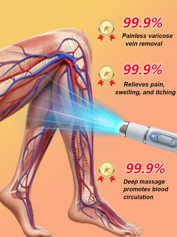 Blue light pen to promote blood circulation in sedentary individuals