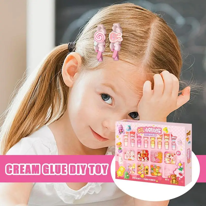 Simulated Cream Glue Ice Cream Dessert Making Cake Model DIY Handmade Set Leisure Entertainment Small Toy