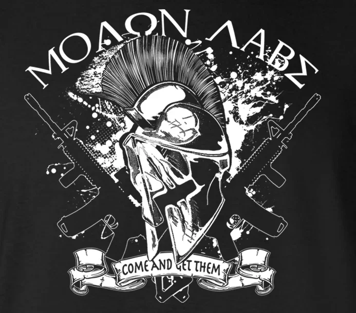 Come and Get Them. Spartan Helmet MOLON LABE 2nd Amendment T-Shirt. Summer Cotton Short Sleeve O-Neck Mens T Shirt New S-3XL