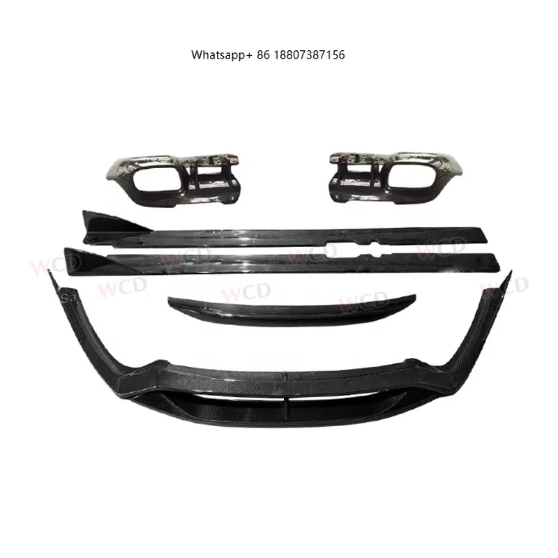 

DMC Style Real Carbon Fiber Front Lip Rear Diffuser Side Skirts Rear Wing Spoiler forFerrari F12 Body Kit 2013+