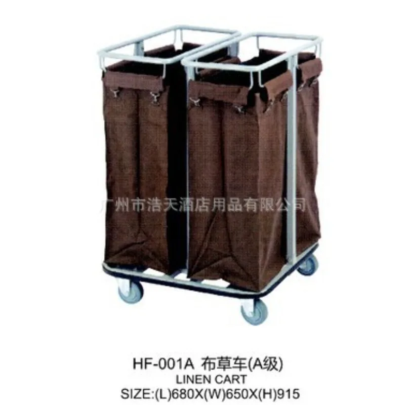 Hot-selling linen cart, hotel service cart, guest room linen cart, paint disassembly and assembly linen cart can be exported to