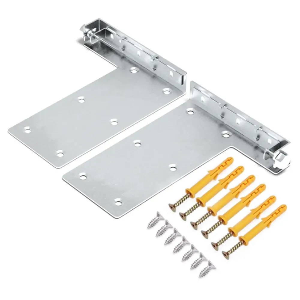 

Heavy Duty Hanging Hardware Support Exposed Mounting Invisible Design Hanging Cabinet Accessories Connection Accessories