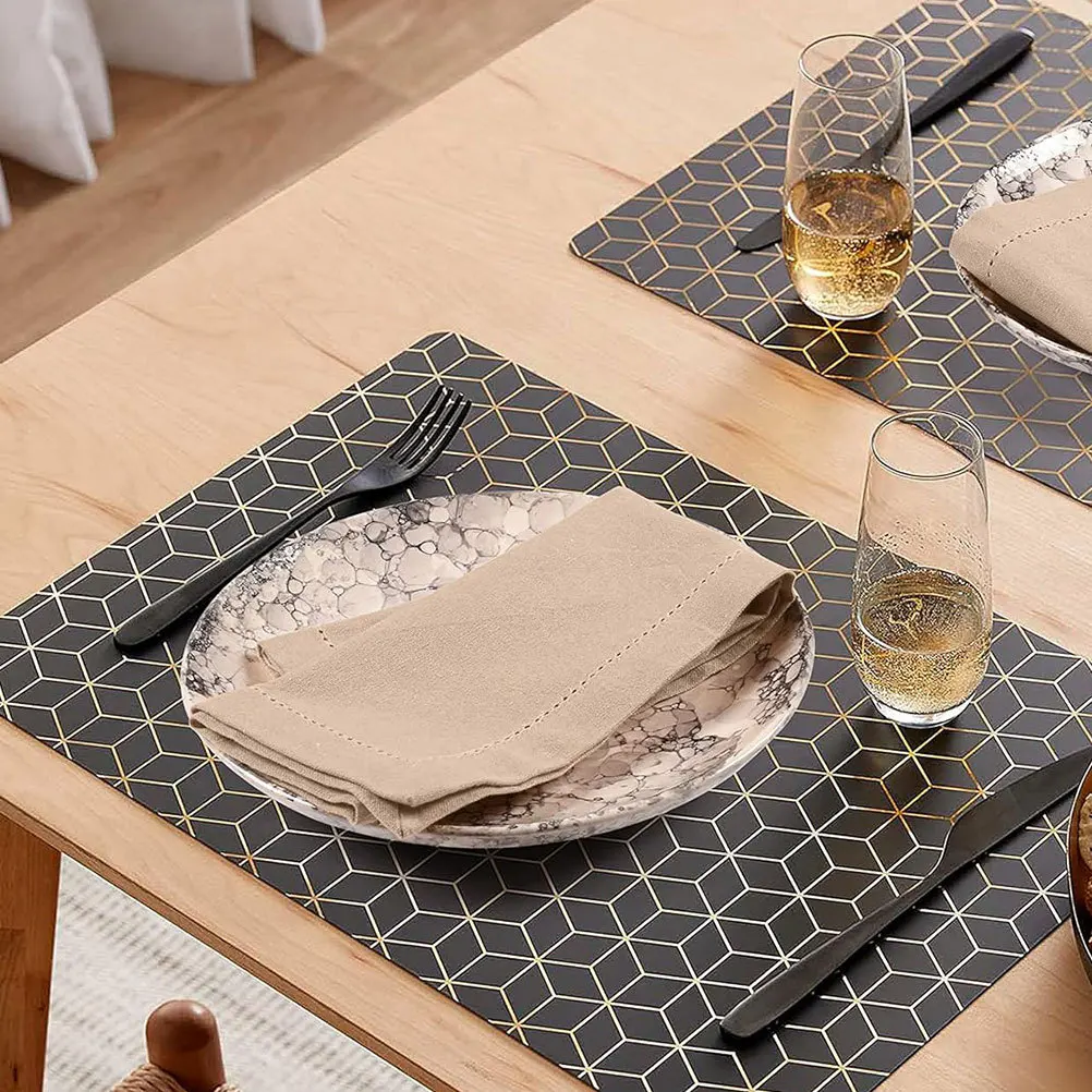 

Cloth Drawing Silk Linen Dinner Napkin Reusable Washable Dining Table Placemat Restaurant Household Decor