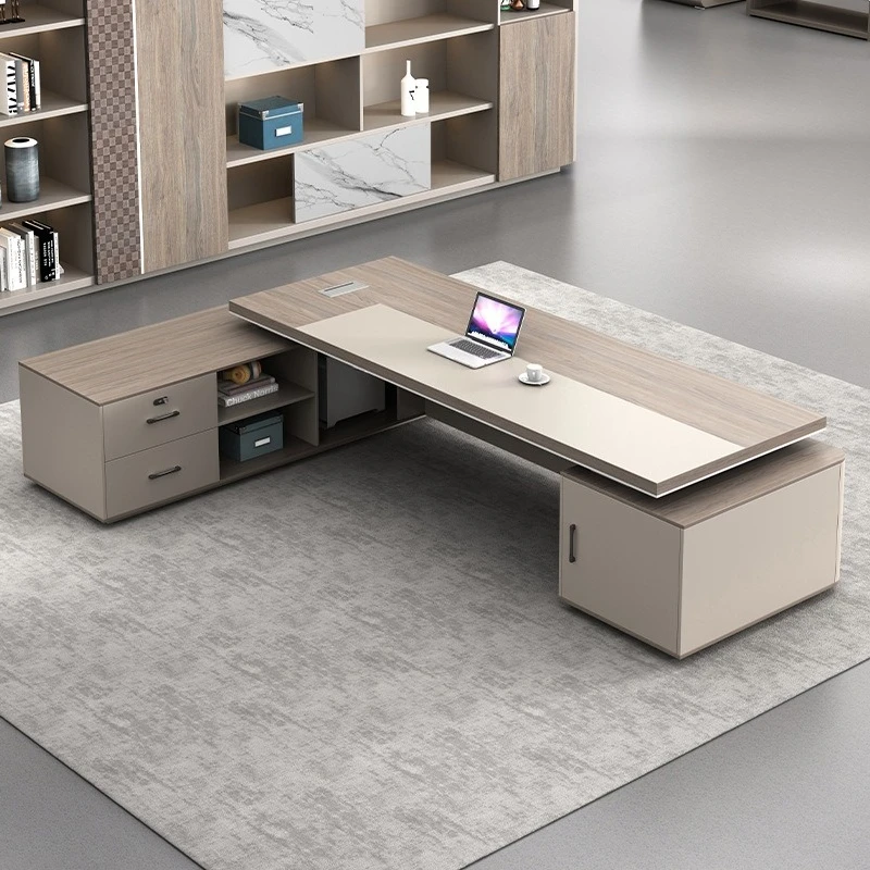Desk Boss Table Simple Modern New ***************** Single Class Manager Table Supervisor Table And Chair Combination