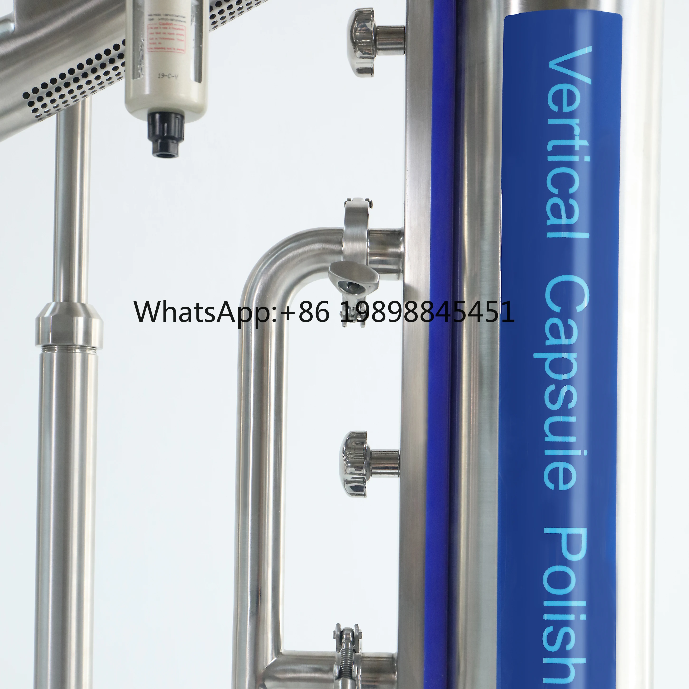 معدات تلميع وفرز عمودية عالية الكفاءة ملمع أوتوماتيكي مع فارز