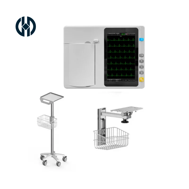 Electrocardiografo  12 Lead Digital Scan Portable 6 Channel Multi-parameters Electrocardiograph Machine